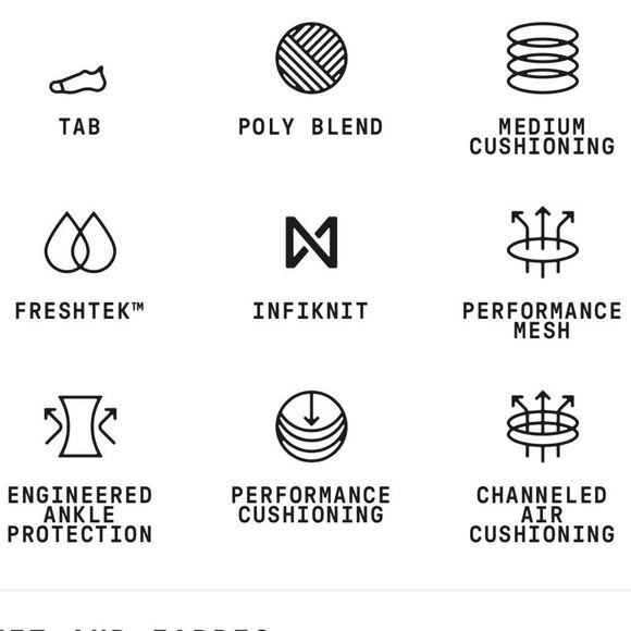 Stance Black and Gray Athletic Socks for Performance - Picture 6 of 8